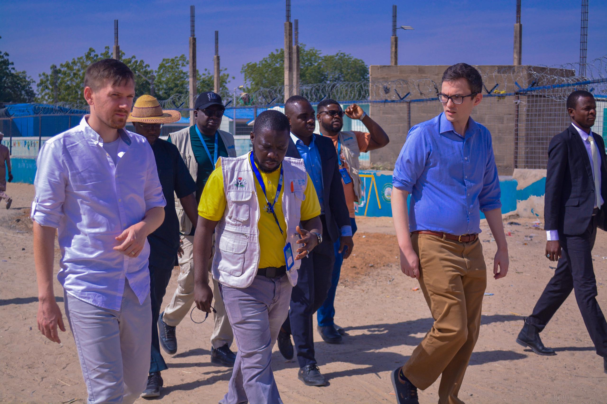 THE CANADIAN HIGH COMMISSION IN NIGERIA  VISITED THE CHILDREN AND WOMEN REHABILITATION CENTERS IN THE  HAJJ TRANSIT CENTER AND BULUMKUTU INTERIM CARE FACILITIES IN MAIDUGURI BORNO STATE