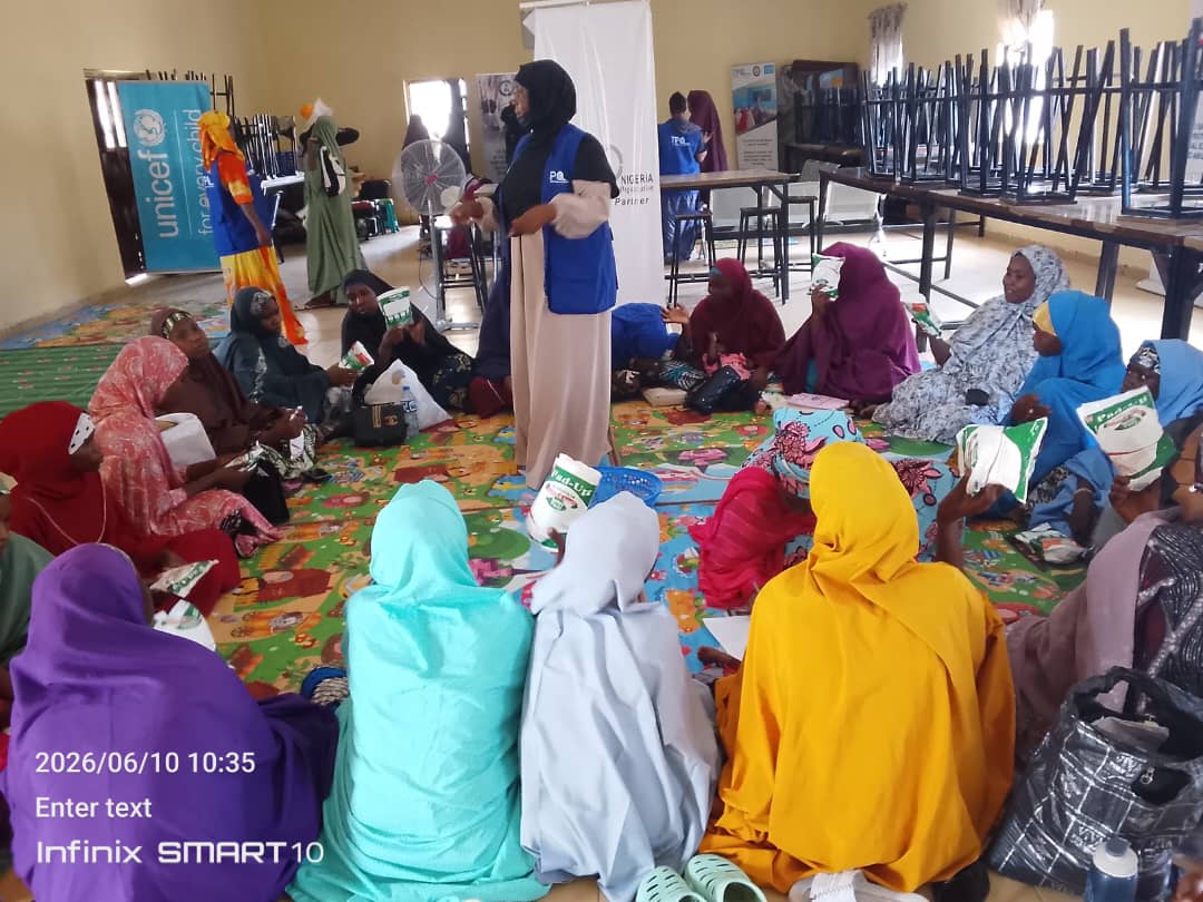 TPO in Partnership with UNICEF Promotes Menstrual Hygiene Awareness at Borno State Vocational Enterprises Institute, Muna